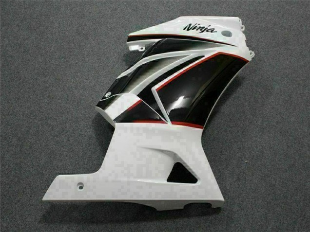 Weiß Schwarz Ninja 2008-2012 EX250 Motorrad Verkleidungen Weiß Schwarz Ninja 2008-2012 EX250 Motorrad Verkleidungen