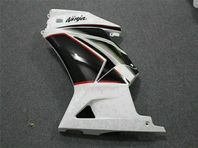 Weiß Schwarz Ninja 2008-2012 EX250 Motorrad Verkleidungen Weiß Schwarz Ninja 2008-2012 EX250 Motorrad Verkleidungen