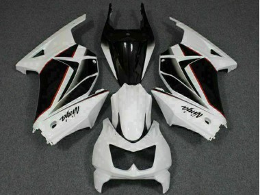 Weiß Schwarz Ninja 2008-2012 EX250 Motorrad Verkleidungen