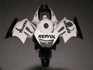 Weiß Schwarz Repsol 1995-1998 CBR600 F3 Motorrad Verkleidung