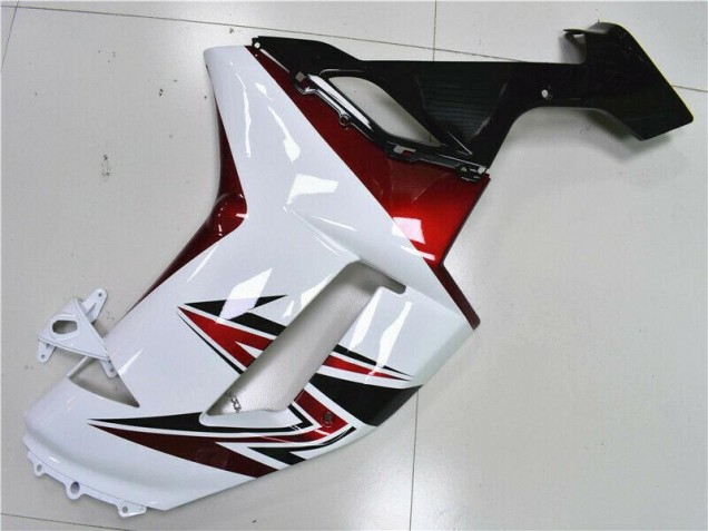 Weiß Schwarz Rot 2007-2008 ZX6R Motorrad Verkleidung Weiß Schwarz Rot 2007-2008 ZX6R Motorrad Verkleidung
