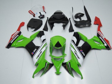 Weiß Schwarz Und Grün 2008-2010 ZX10R Motorrad Verkleidung